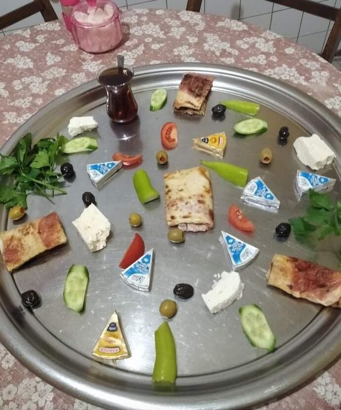 Kendime serpme sahur yemeği hazırladım nasıl olmuş?