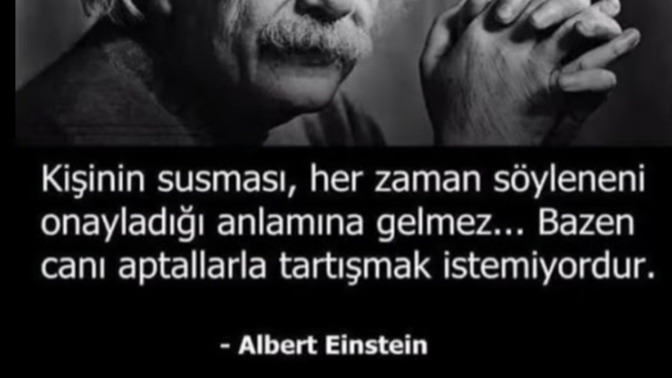 Senin susma nedenin ne peki?