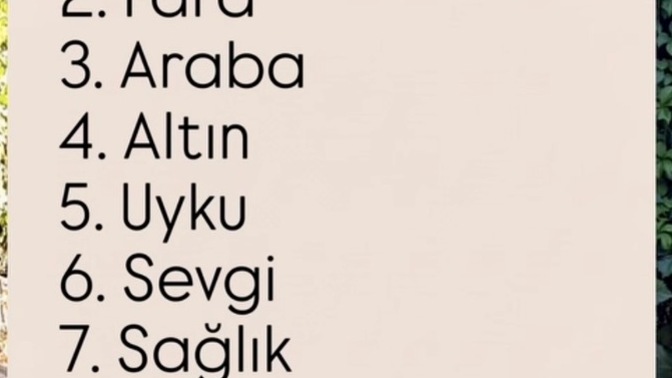 Telefon numaranızın son iki hanesine göre neye ihtiyacınız var?