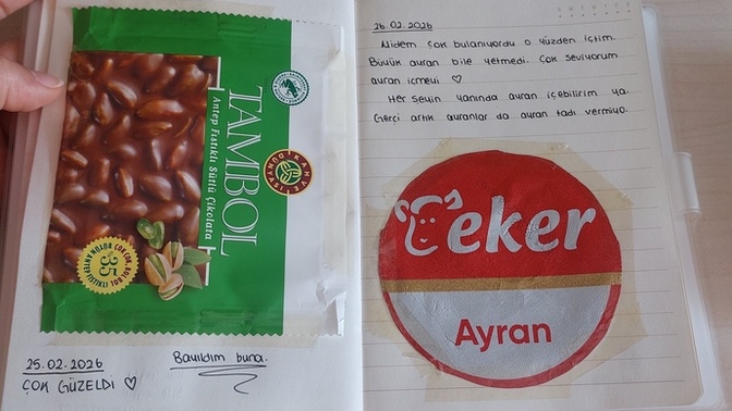 Yediğiniz şeyleri gün gün kayıt etmek ister miydiniz?