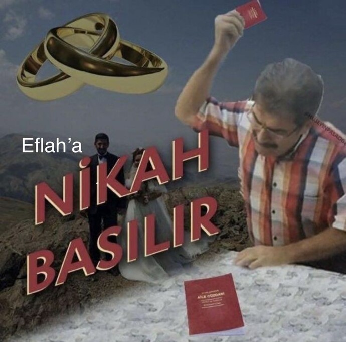 Nasıl biri olsa nikah basılır dersiniz?