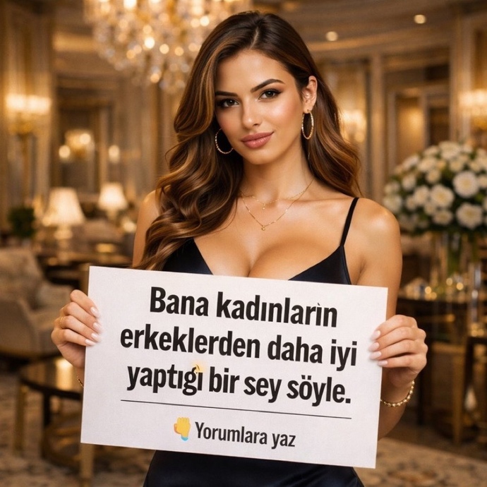 Bana kadınların erkeklerden daha iyi yaptıgı bir sey söyleyin?