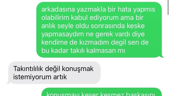 Sizce bu erkek sonra pişman olur yazar mı?
