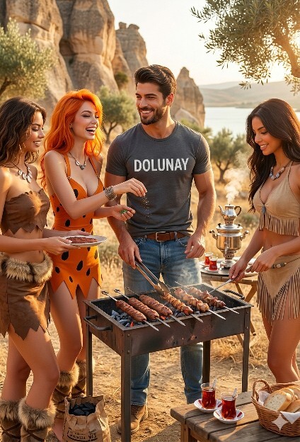 Akşama yaptığınız yemeği taş devri zamanında bu kadınlarla yeseydim, biz ne yemiş olurduk?
