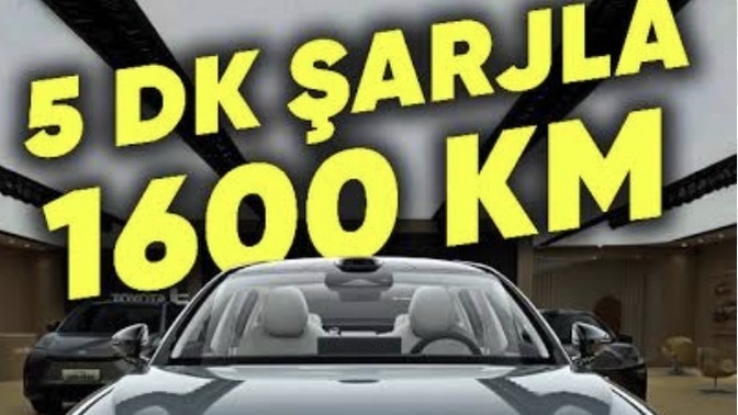Toyota 5 dk full şarjla 1600 km menzil sunan katı hal batarya ile oyunu bitirir mi?