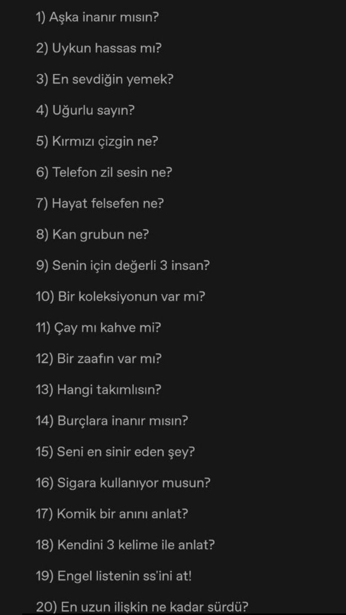 Soru cevap yapalım mıı?