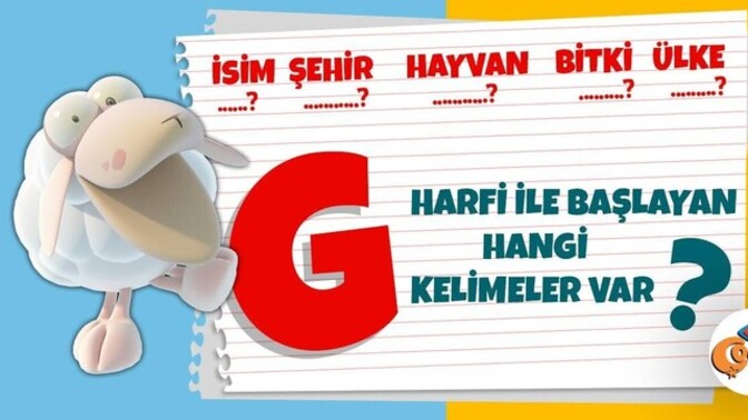 Hayvan, bitki, şehir oynasak "Ge" harfi ile hangi hayvanı yazardın?