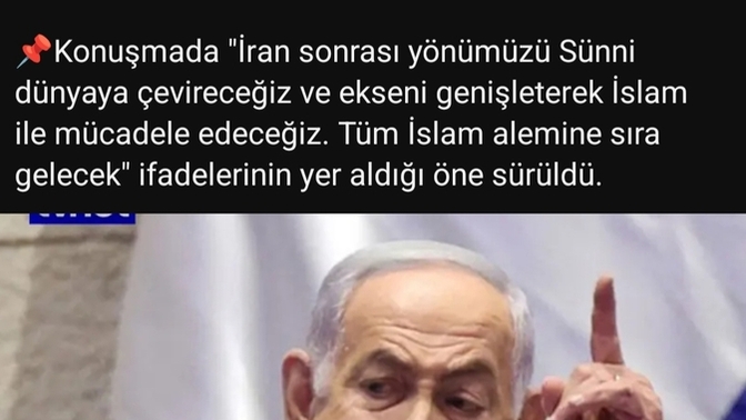 İsrail İran'dan sonra Türkiye'ye saldırırmı?