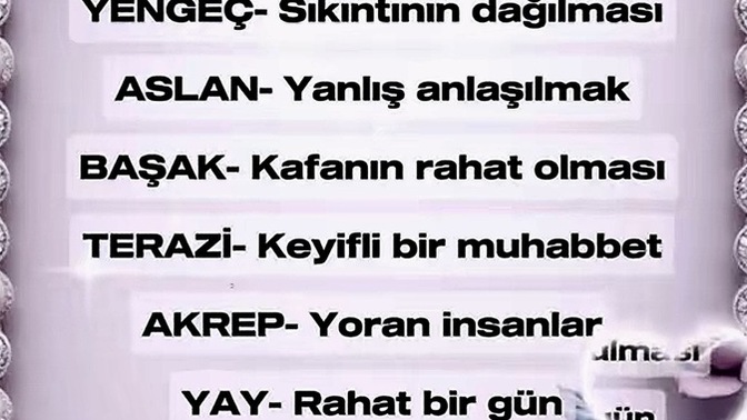 Bugün gündeminde ne var bakalım, neler yapmayı planlıyorsun?