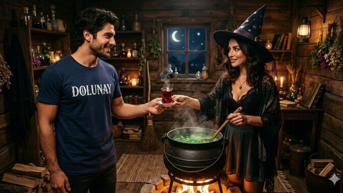 Aşk iksiri yapmak için hangi üç şeyi karıştırıp yaparsın?
