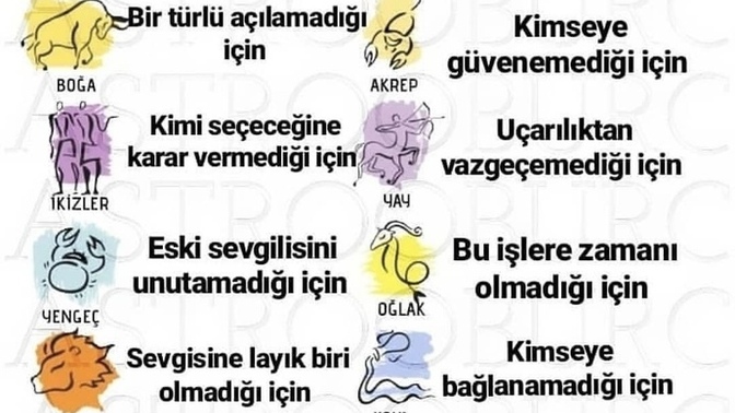 Burcuna göre neden yalnızsın?