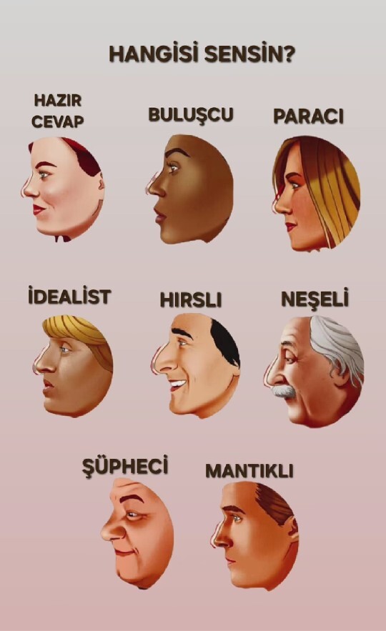 Burun şekliniz hangi karaktere daha yakın?