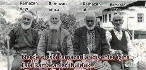 Nerede o eski ramazanlar? Eski ramazanlara dair özlediğiniz bir seyi söyler misiniz 🥲?