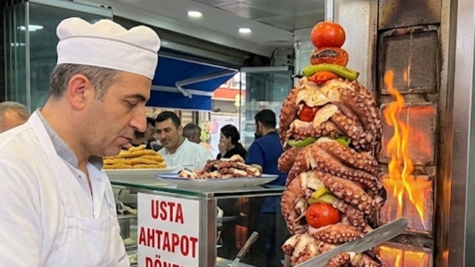Daha önce hiç ahtapot yediniz mi?
