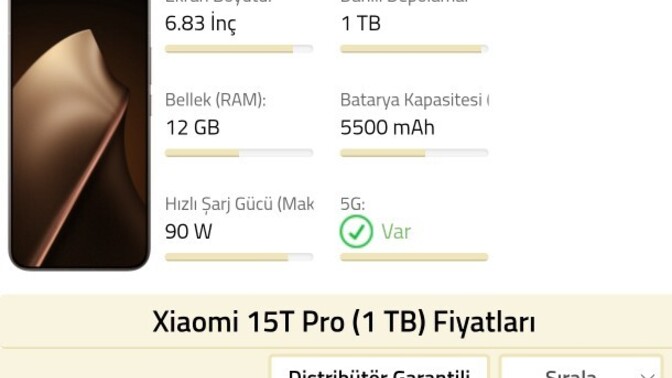 Telefon karşılaştırma sorusu?