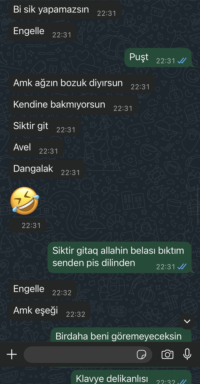 Eski sevgilim mi bana saldırmış yoksa ben mi sizce?