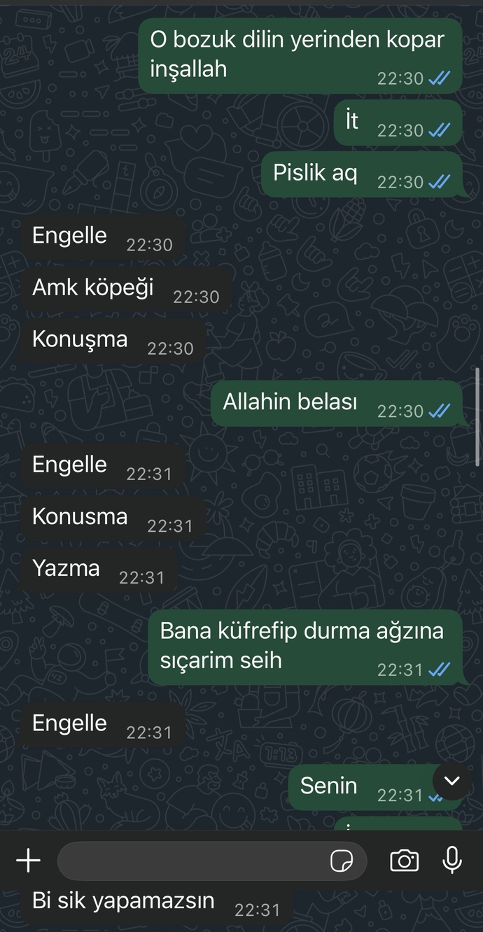 Eski sevgilim mi bana saldırmış yoksa ben mi sizce?