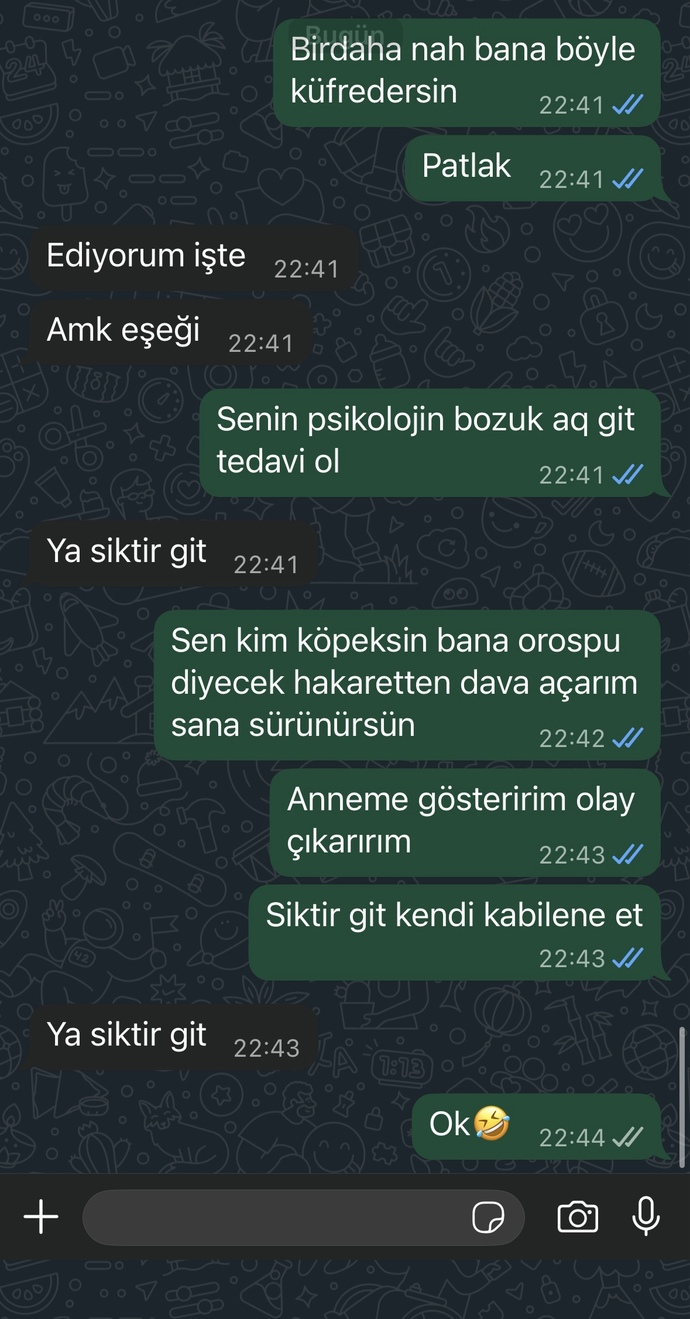 Eski sevgilim mi bana saldırmış yoksa ben mi sizce?