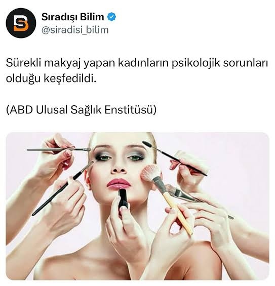 Sürekli makyaj yapan kadınların psikolojik sorunları mı vardır?