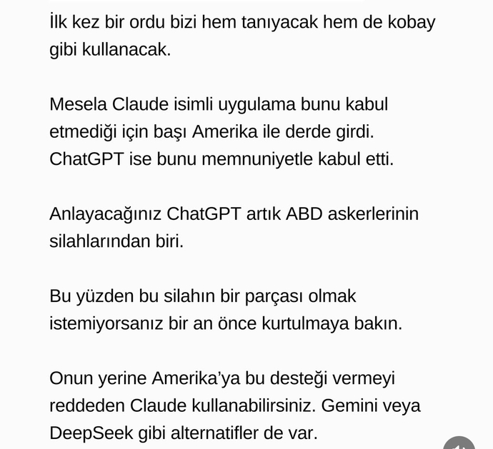 ChatGPT gerçekten güvenli değil mi siz kullanıyor musunuz?
