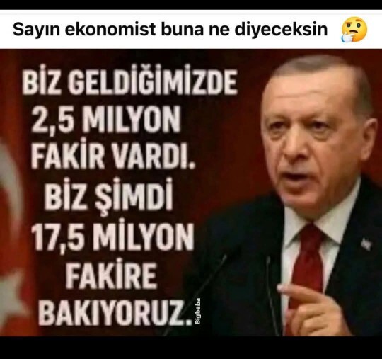 Bununla övünen bir Cumhurbaşkanı var ne diyeceksiniz?