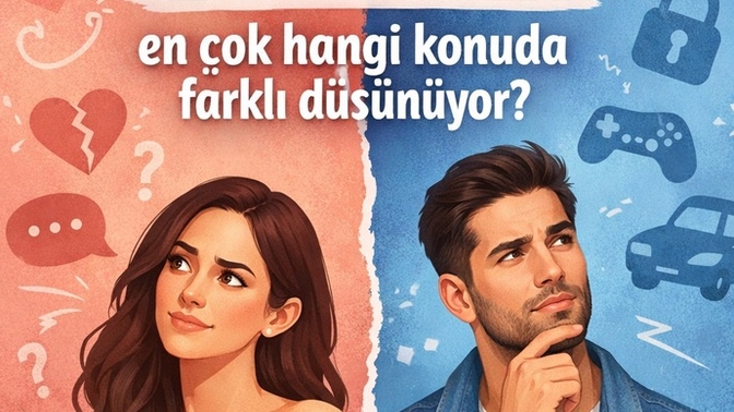 Sence kadınlar ve erkekler en çok hangi konuda farklı düşünüyor?