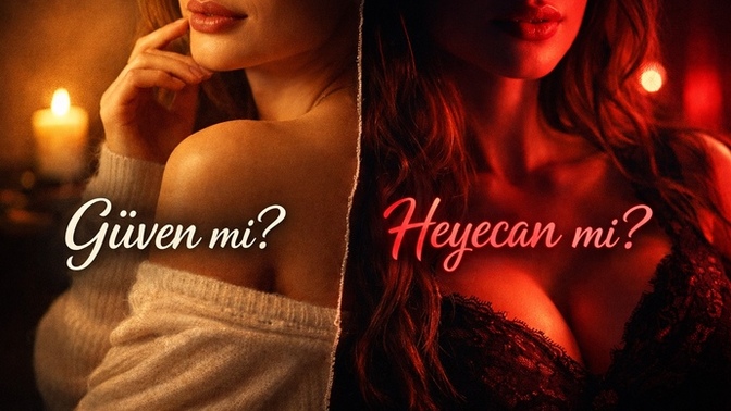 Sizce bir ilişkide en önemli şey güven mi, heyecan mı?
