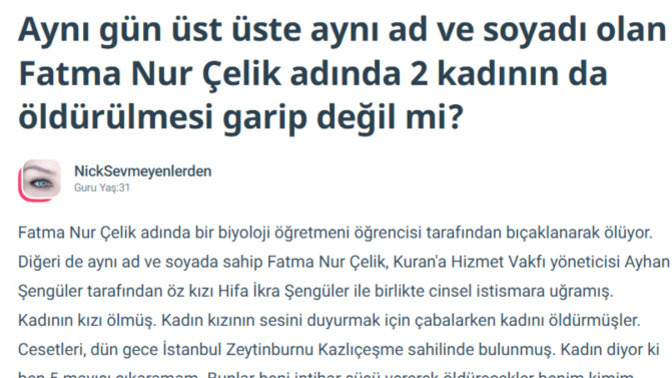 Biz bu sitede toplumsal soru soramayacak mıyız?