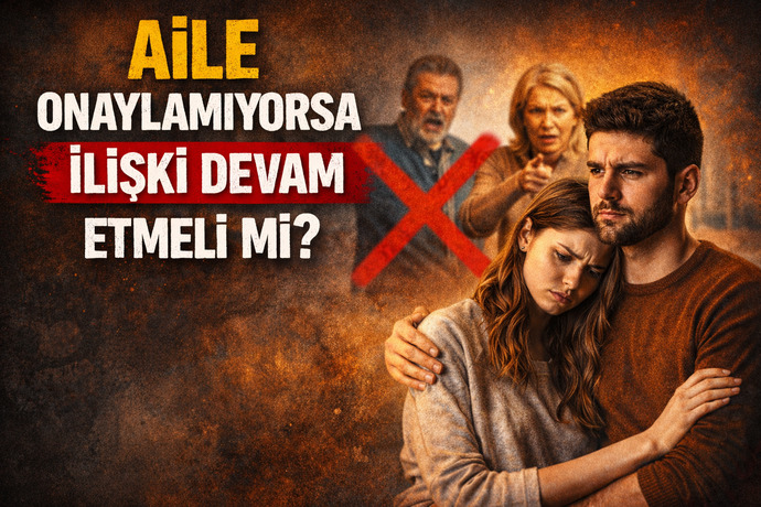Ailenizin onaylamadığı ilişki devam eder mi?