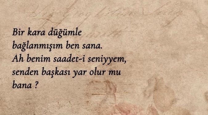Selamlar 🫶🏻 bana beğendiğiniz bir dörtlüğü yazabilir misiniz?