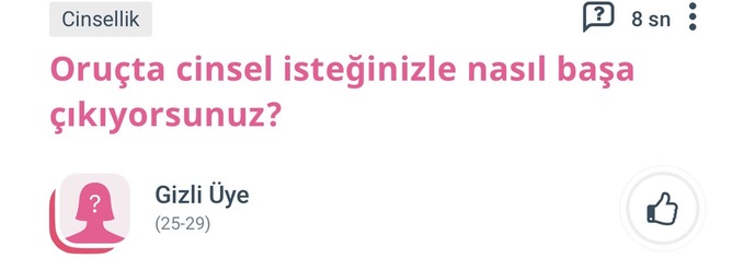 Tek derdiniz cidden bu mu o kadar sıkıntı varken?