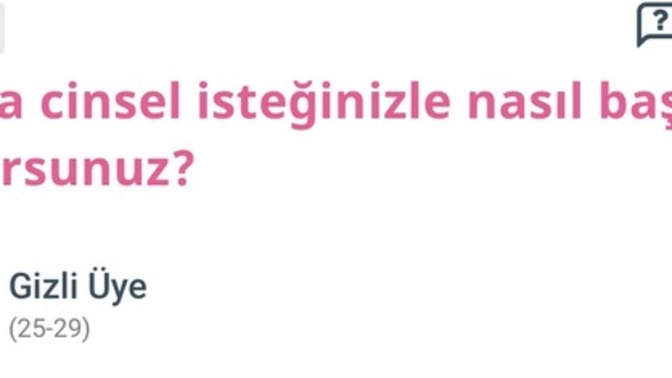 Tek derdiniz cidden bu mu o kadar sıkıntı varken?