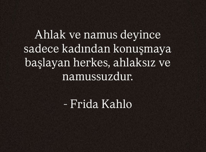 Ahlak ve namus deyince sadece kadından konuşmaya başlayan herkes, aslında ahlaksız ve namussuz mudur?