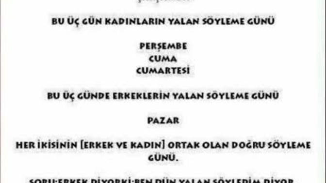 Bakalım kimler bilecek?