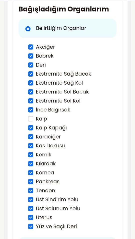 Organ bağışı hakkında fikirleriniz neler?