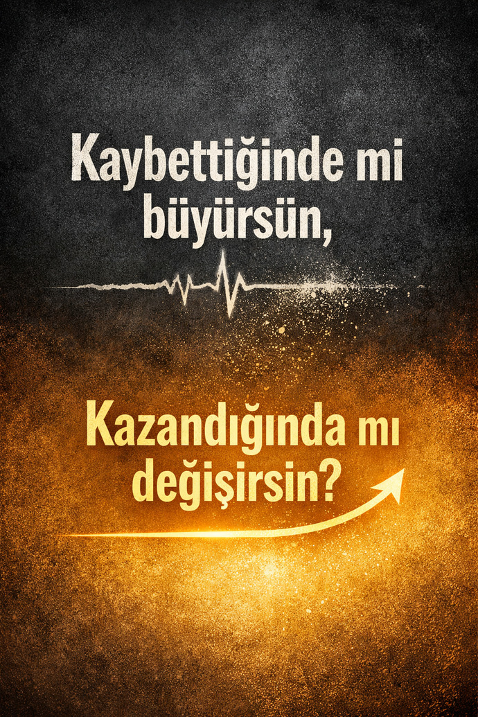 İnsan kaybettiğinde mi olgunlaşır, kazandığında mı gerçekten değişir?