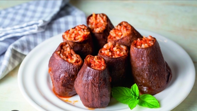 Kuru patlıcan dolması sever misiniz?