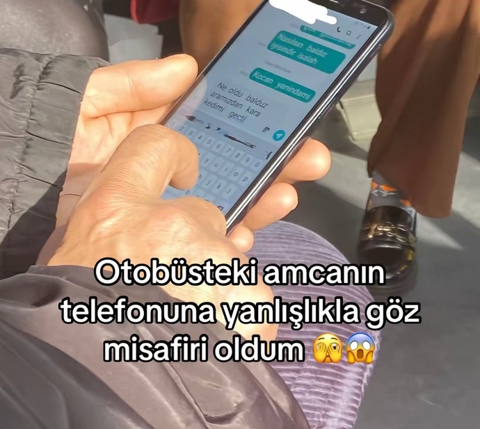 Metro veya otobüs de yanınızdaki kişinin ekranına göz atar mısınız?