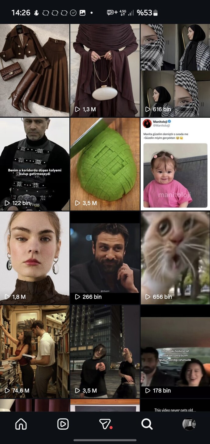 'Bir insanin karakteri instagram kesfetinden belli olur' diyebilir miyiz?