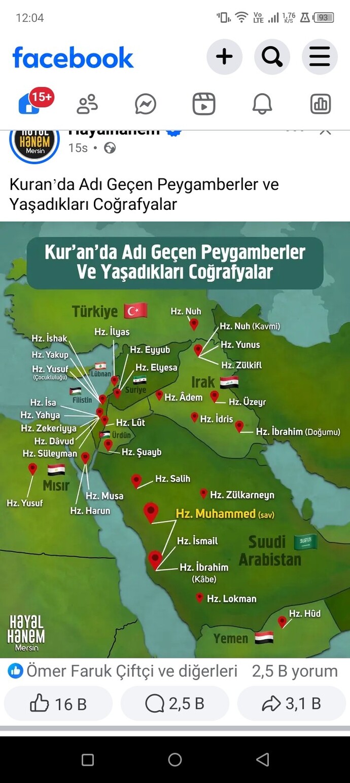 Peygamberler neden hep buralardaydi?