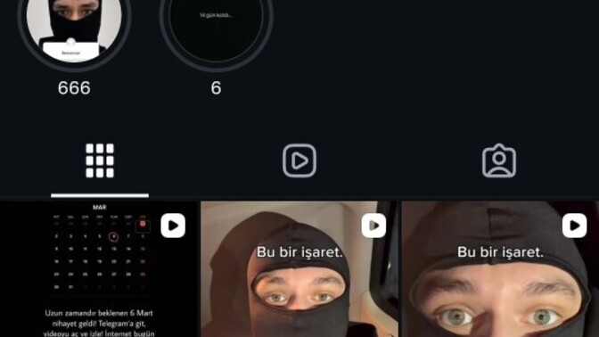 6 Mart  2026 ig hesabı paylaştığı içerik ne?