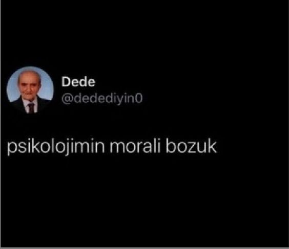 Bugün mutsuzluğum üzerimde?