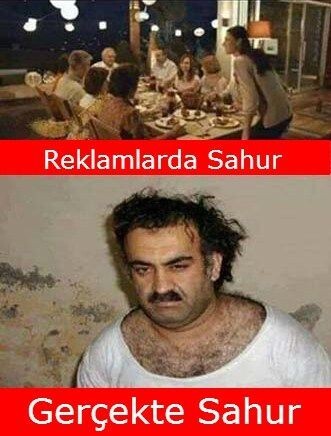 Sahurla iftarı karıştıran tek ben miyim?