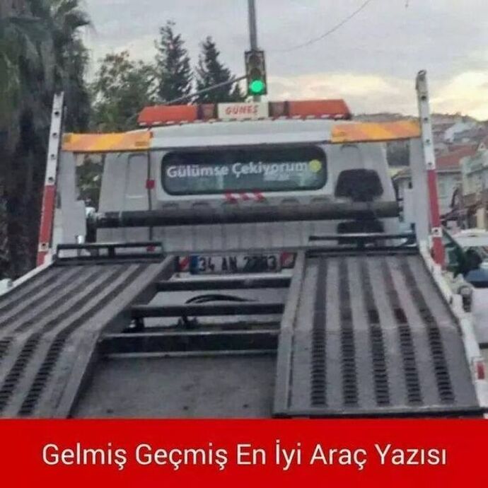 Hoşunuza giden bir kamyon arkası yazısı yazar mısınız?