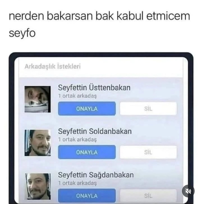 Sitede sizi stalkladım mı söyleyeyim mi?