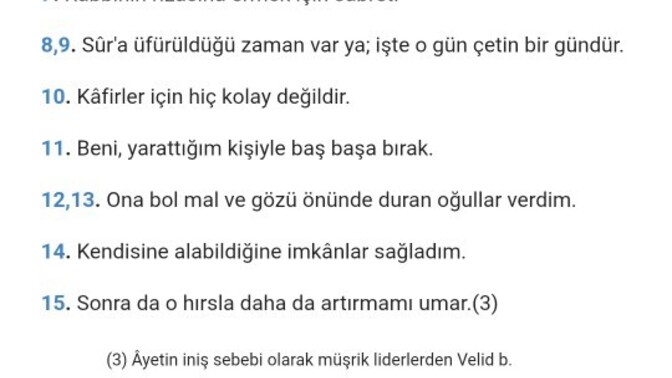 KS'canlar müddessir süresinde metresten mı bahsediliyor? Neyin ölçüsünü alıyor? Dikiş nakış işi mi?