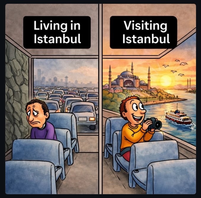 İstanbul’da yaşamak mı isterdiniz yoksa İstanbul’u gezmek mi?
