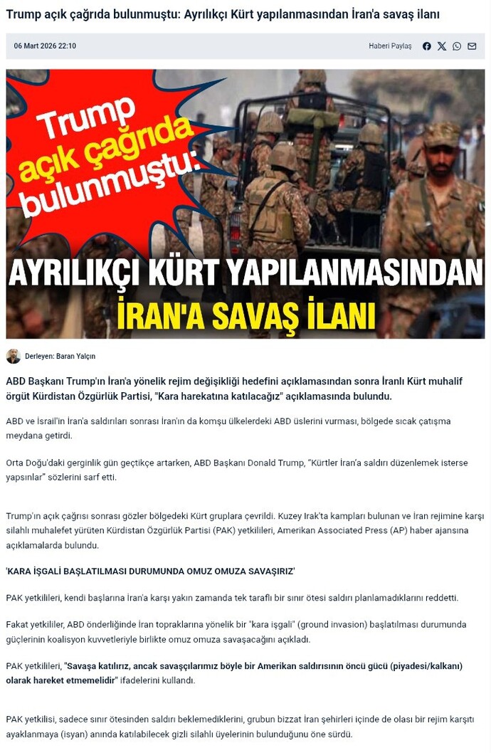 Kürtler irana savaş ilan etti şimdi ne olacak?