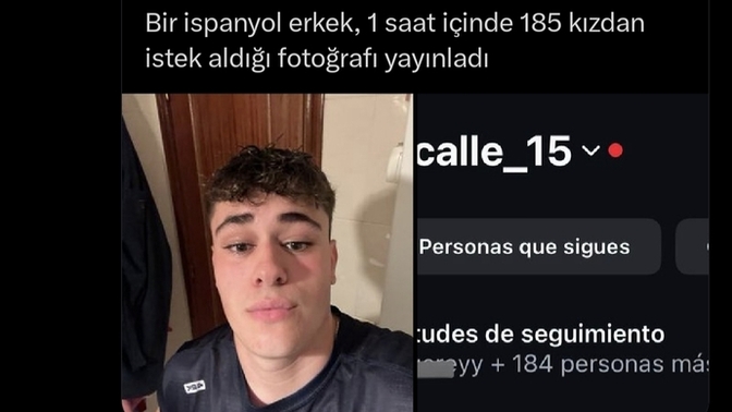 Bir İspanyol erkeğini aynı anda 185 kızın eklemesi normal mi, siz olsanız ne düşünürdünüz?