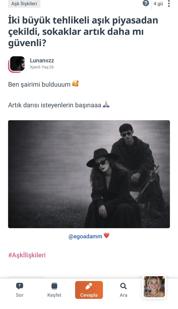 İnandınız mı sahiden?